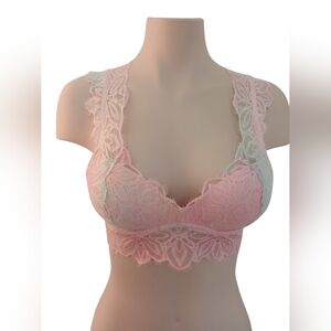 🏷 Victoria's Secret Lace Bralette in Pink & Blue